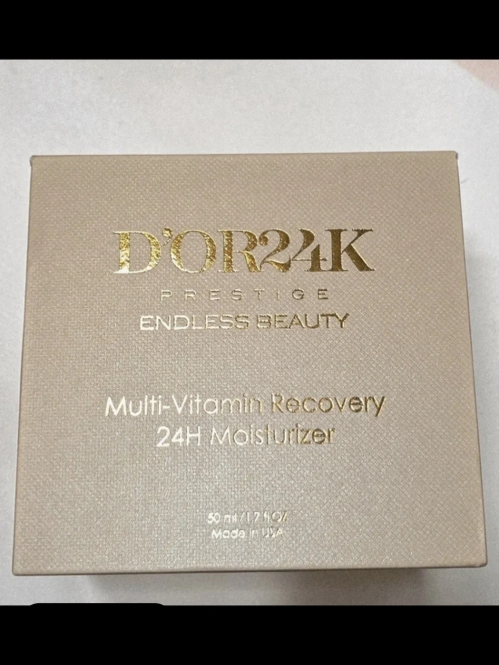 D'OR24K Prestige Multi-Vitamin Recovery 24H Moisturizer - Champagne Gold